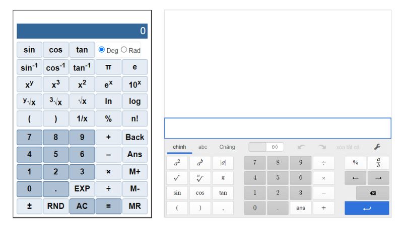 Máy tính online (Máy tính trực tuyến)