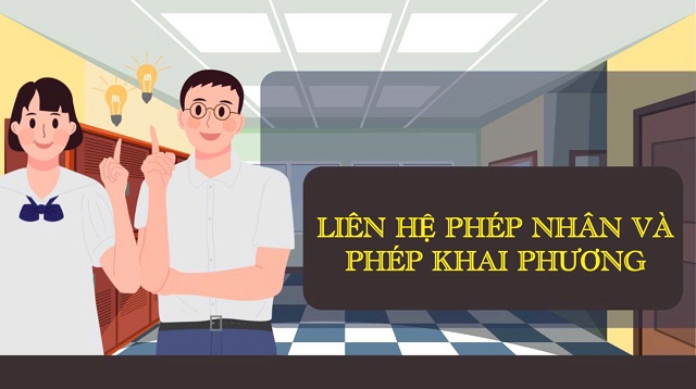 Bài tập vận dụng về liên hệ phép nhân và phép khai phương