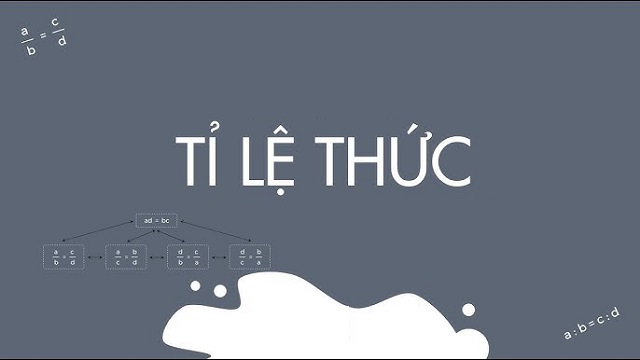 Định nghĩa tỉ lệ thức
